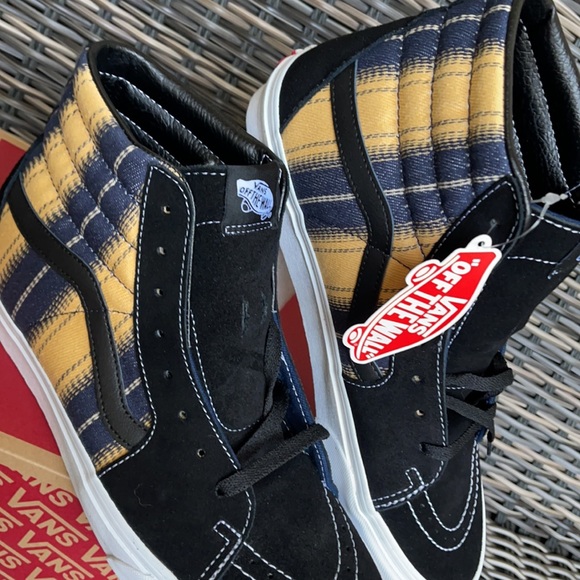 Vans Sk8-Hi Denim Stripes Black/True White WMNS - Picture 9 of 16